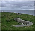 ND3895 : Gun emplacements, Roan Head Battery, Flotta, Orkney by Claire Pegrum