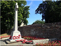 TQ8165 : Rainham War Memorial by Marathon