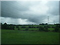 J1094 : Power lines seen from a Derry train by Colin Pyle