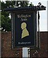 Sign for the Wellington Arms, Sandhurst