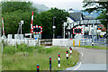 NG9442 : Strathcarron Level Crossing and Station by David Dixon