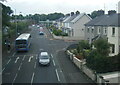 Millburn Road, Coleraine from a Derry train