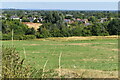 View across fields north of High Street, Purton