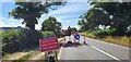 Roadworks on the B4632 near to Lower Quinton