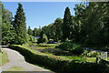 The pond in Callander Holiday Park