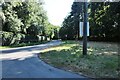 Rabley Heath Road at the end of Sally Deards Lane