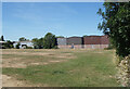 Small park behind the sheds