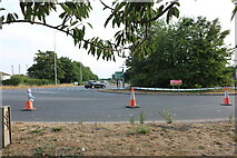 TF4821 : Roundabout on Lynn Road, Sutton Bridge by David Howard