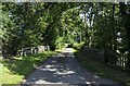 Minor road at Oulton crossing bridge