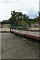 A walk around Petersfield lake, with a difference : The boating pier