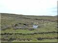 HU4781 : Boggy moorland above the road to Burravoe by Oliver Dixon
