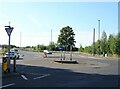 Roundabout on Walton Bridge Road (A244)