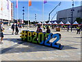 The approach to Edgbaston Cricket Ground during the 2022 Commonwealth Games