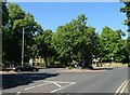 Mini roundabout on the A3210, Surbiton