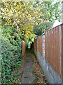 Footpath from Queens Close to East Street, Sudbury