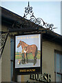 Inn sign, Horse & Groom, Sudbury