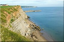 NZ9011 : View from the England Coast Path near Whitby by Jeff Buck