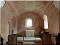 SO6631 : St Mary's Kempley chancel frescoes by Phil Brandon Hunter