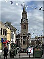 Jubilee Flags in Marygate Berwick upon Tweed