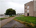 Riverside walk on the Govan bank of The Clyde, Glasgow