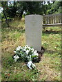 SO9975 : The grave of  Aircraftman S R Baker in Lickey Cemetery 19th August 2022 by Roy Hughes