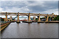 NZ2563 : River Tyne, High Level Bridge by David Dixon