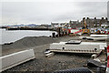 Construction of flood defences, Broughty Ferry