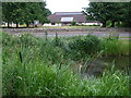 The pond and the community centre