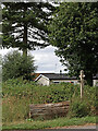 Bridleway junction in Kingswood, Staffordshire