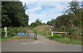 Gate on the Railway Path