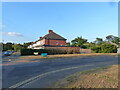 Housing on Church Road at its junction with Dane Road, Warlingham