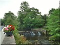 Old mill weir on Pendle Water in Barrowford