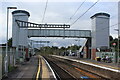 Footbridge and lift towers, Patchway Railway Station