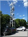 Mobile phone mast at Lyme Regis Golf Club