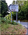 SO5007 : The Narth and Whitebrook direction sign, Monmouthshire by Jaggery