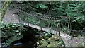 Footbridge in Lumb Clough