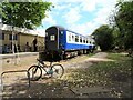 TL7222 : Old railway coach near the former Station House, Rayne by JThomas