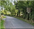 The Bush name sign, Penallt, Monmouthshire