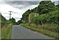 Stone tower on Hound Hill Lane