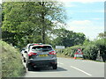 Monkleigh village sign on the A388