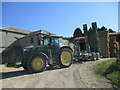 SE8165 : Modern  farm  machinery,  hydraulic  trailer  for  10  bales  (3) by Martin Dawes