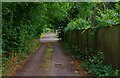 Access track & public footpath to Grafton Lane, Bromsgrove, Worcs