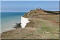 TV5695 : The South Downs Way towards the Belle Tout Lighthouse by Mat Fascione