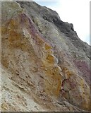SZ3085 : Alum Bay - Multi-coloured cliffs by Rob Farrow