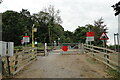 Railway crossing on Fisher Row