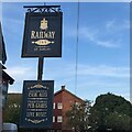 The sign of the Railway Inn