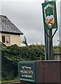 Carpenters Arms name sign, Llanishen, Monmouthshire