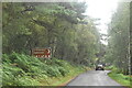 A896 approaching Applecross turning