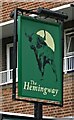 Sign for the Hemingway, Hackney, London