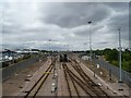 Railway towards Temple Mills Depot